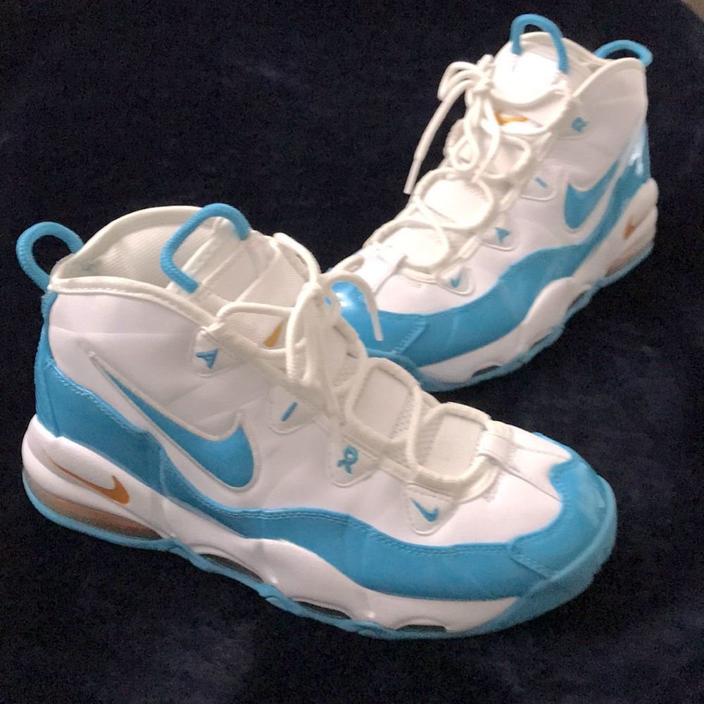 Blue Yellow Jordan Nikes shoes